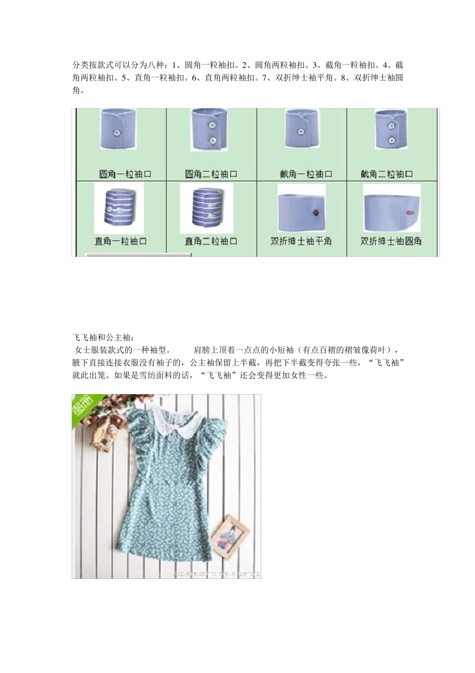 服装袖子名词种类汇总与图解_第2页
