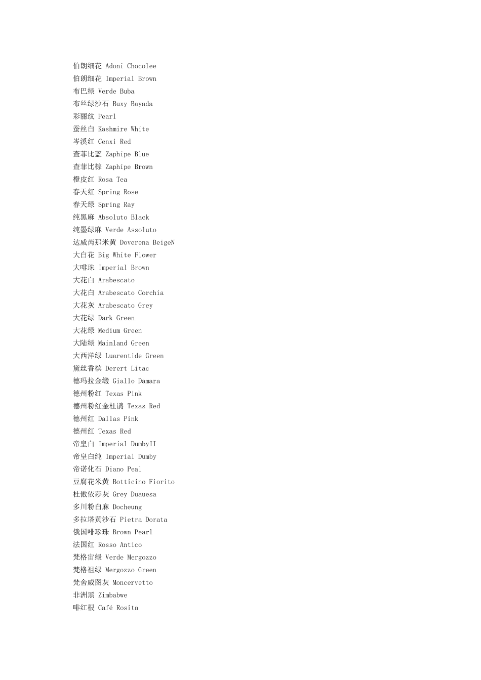 服装面料颜色中英文对照._第2页