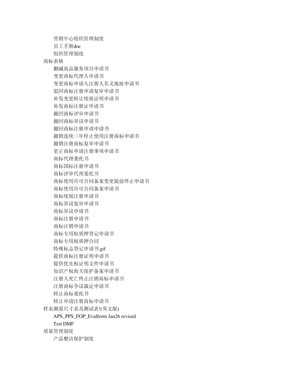 服饰行业管理大全提纲_第3页