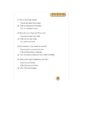 朗文交互英语第三级Level3Test答案