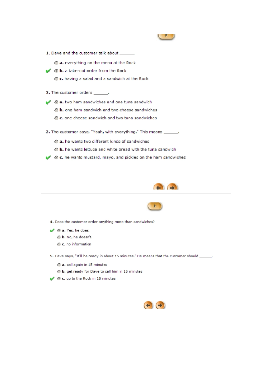 朗文交互英语第二级Level2Test答案_第2页
