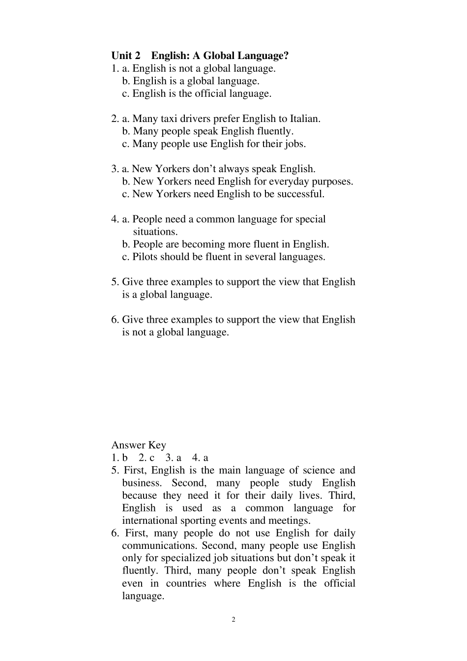 朗文英语听说教程2_第2页