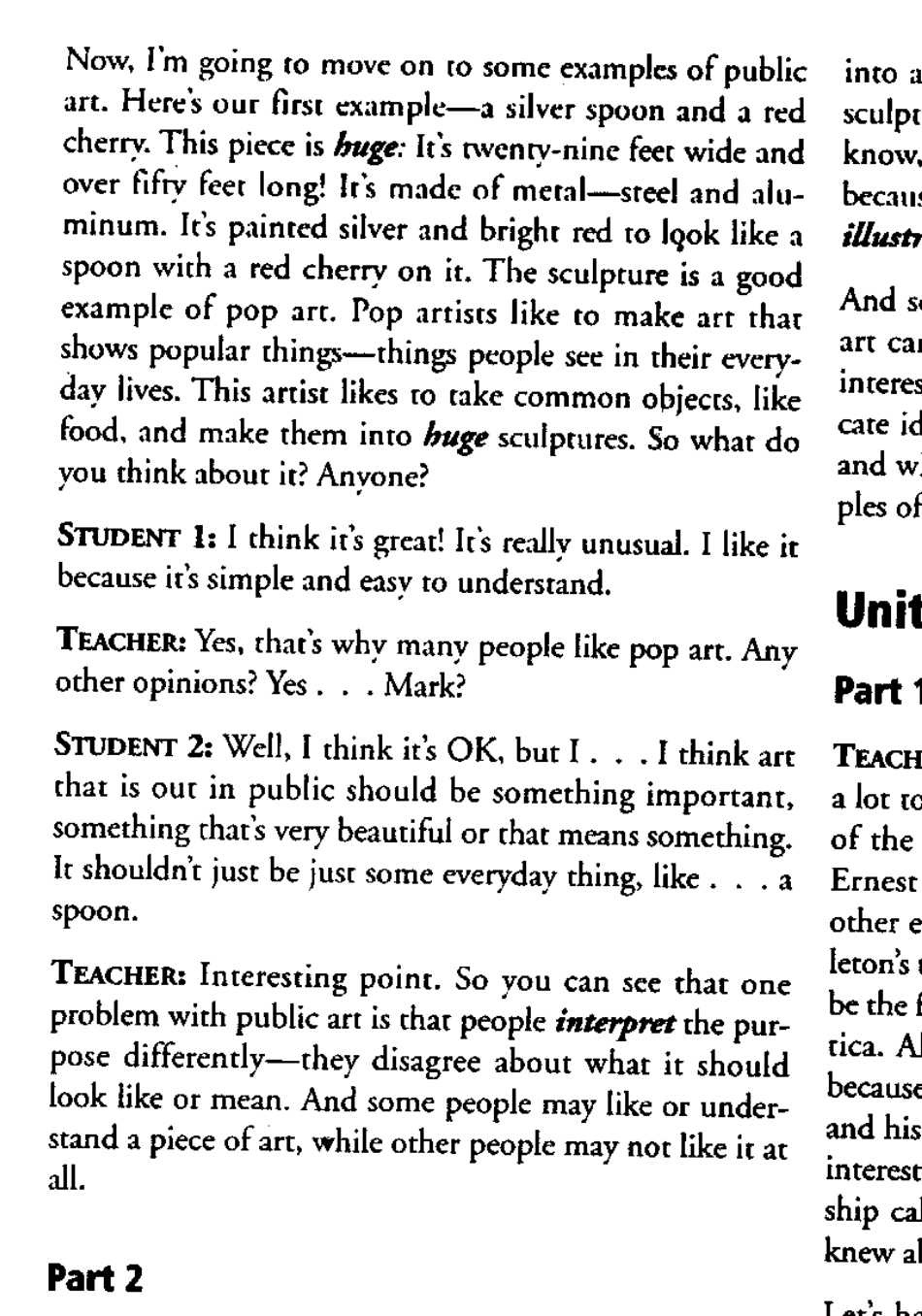 朗文英语听说教程1听力材料_第3页