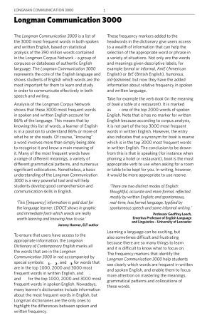 朗文词典3000词汇