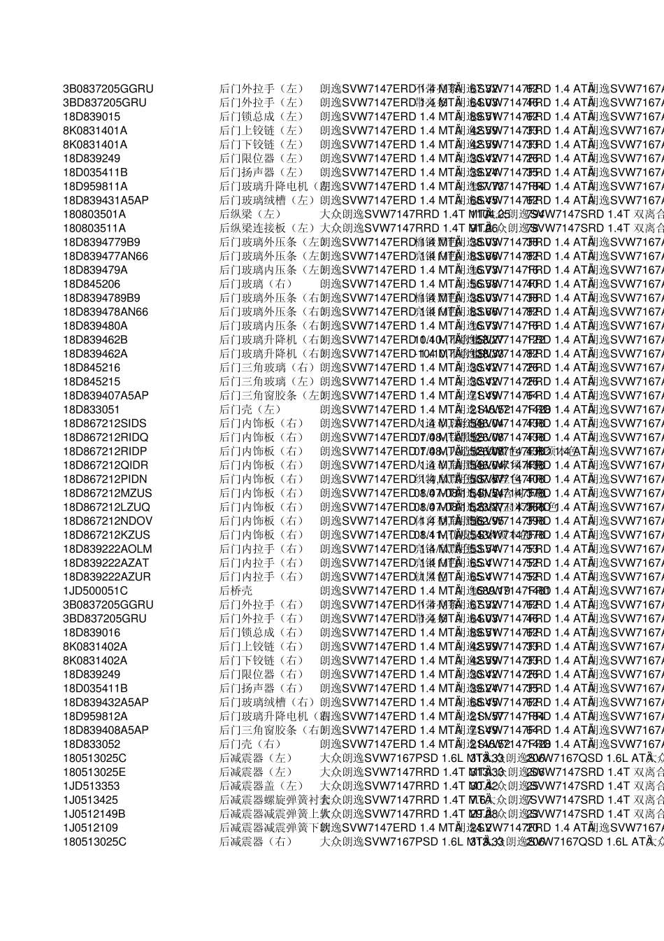 朗逸配件联保系统报价_第3页