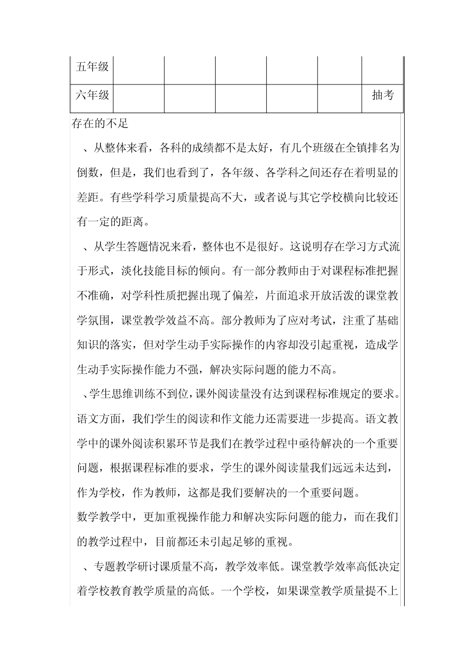 期末成绩分析报告_第3页