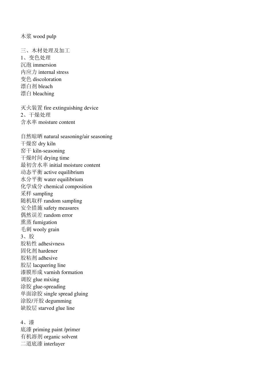 木材专业名词_第2页