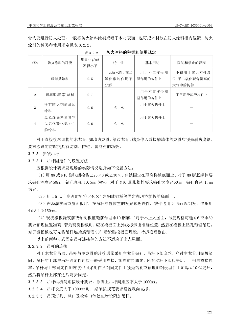 木龙骨吊顶施工工艺标准_第3页