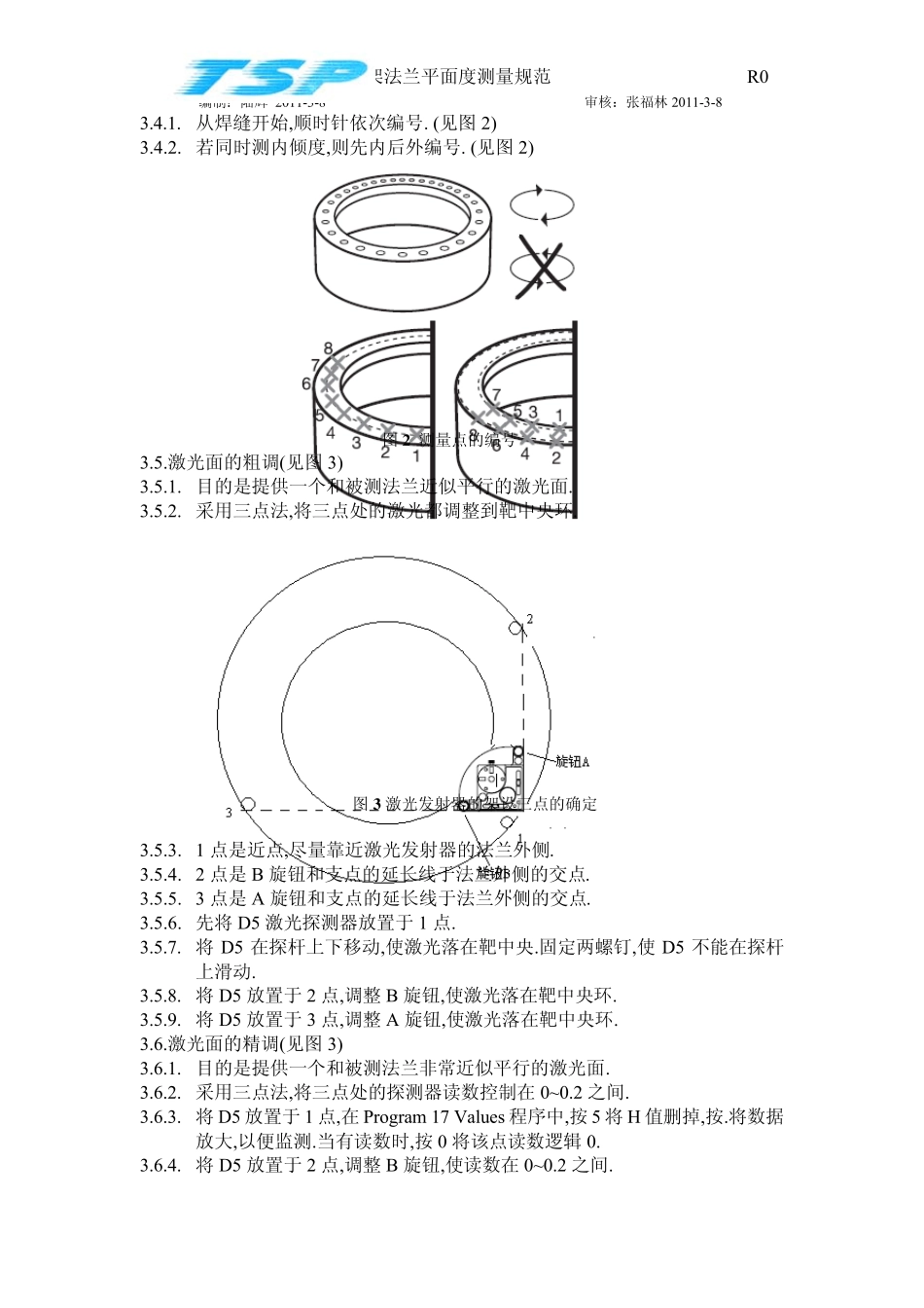法兰平面度测量工艺指导书_第2页