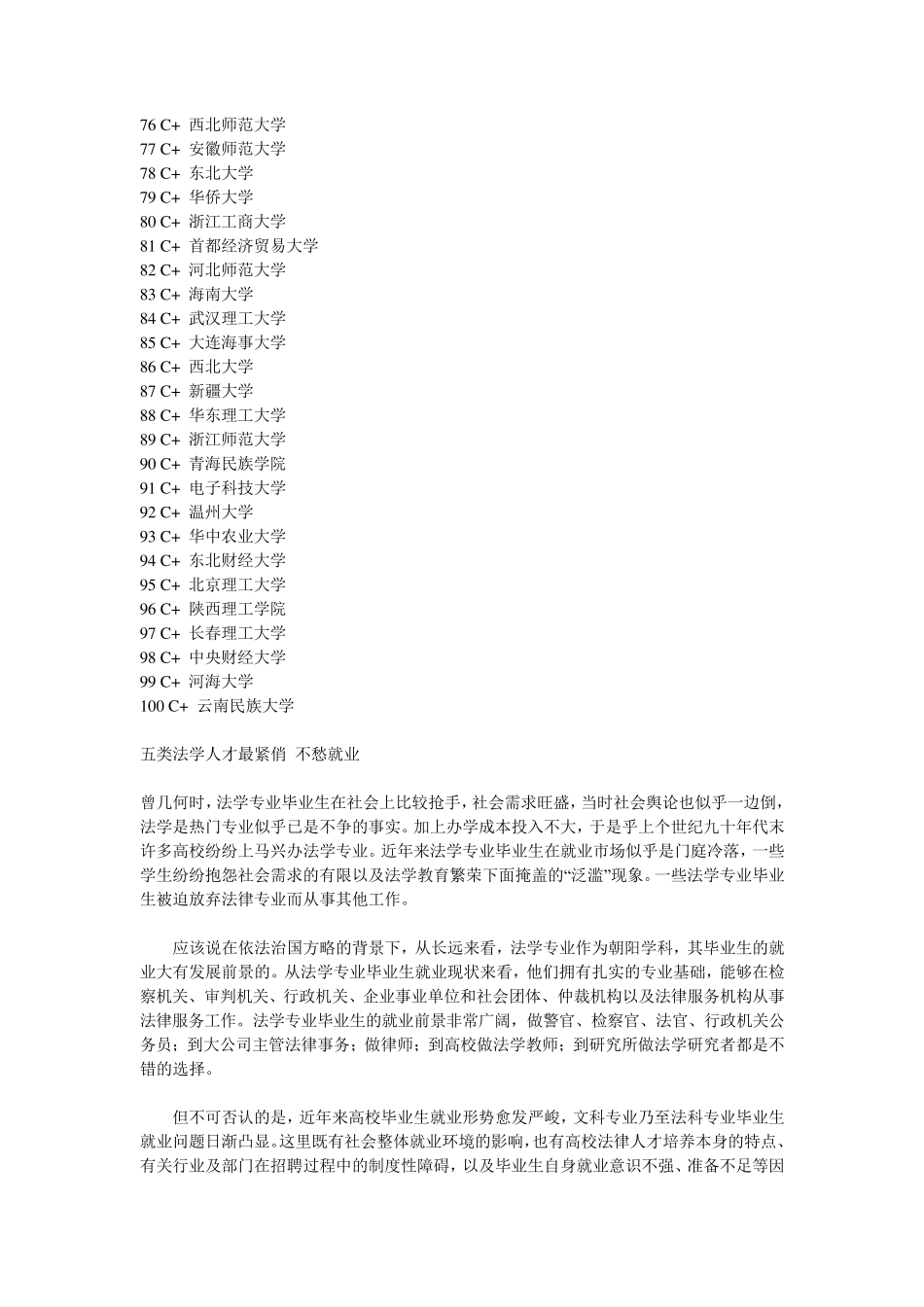 法学专业排名前100名的大学_第3页