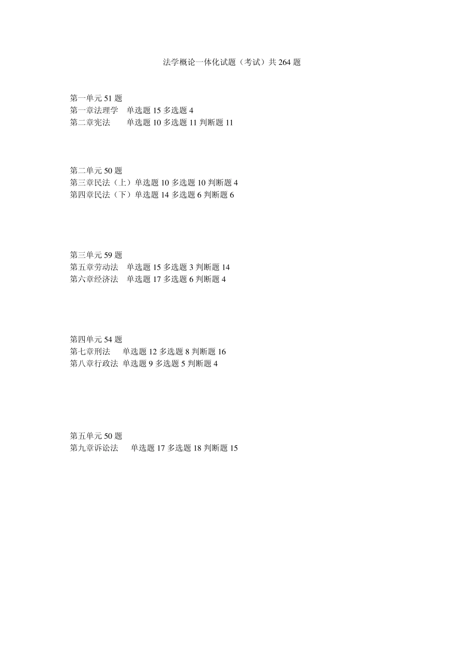 法学概论试题(考试版)_第1页