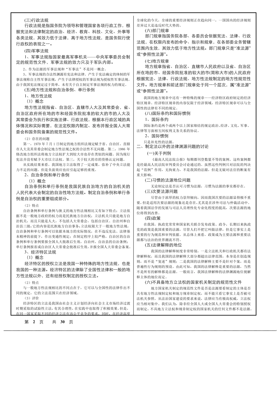 法理学笔记[周永坤版]_第2页