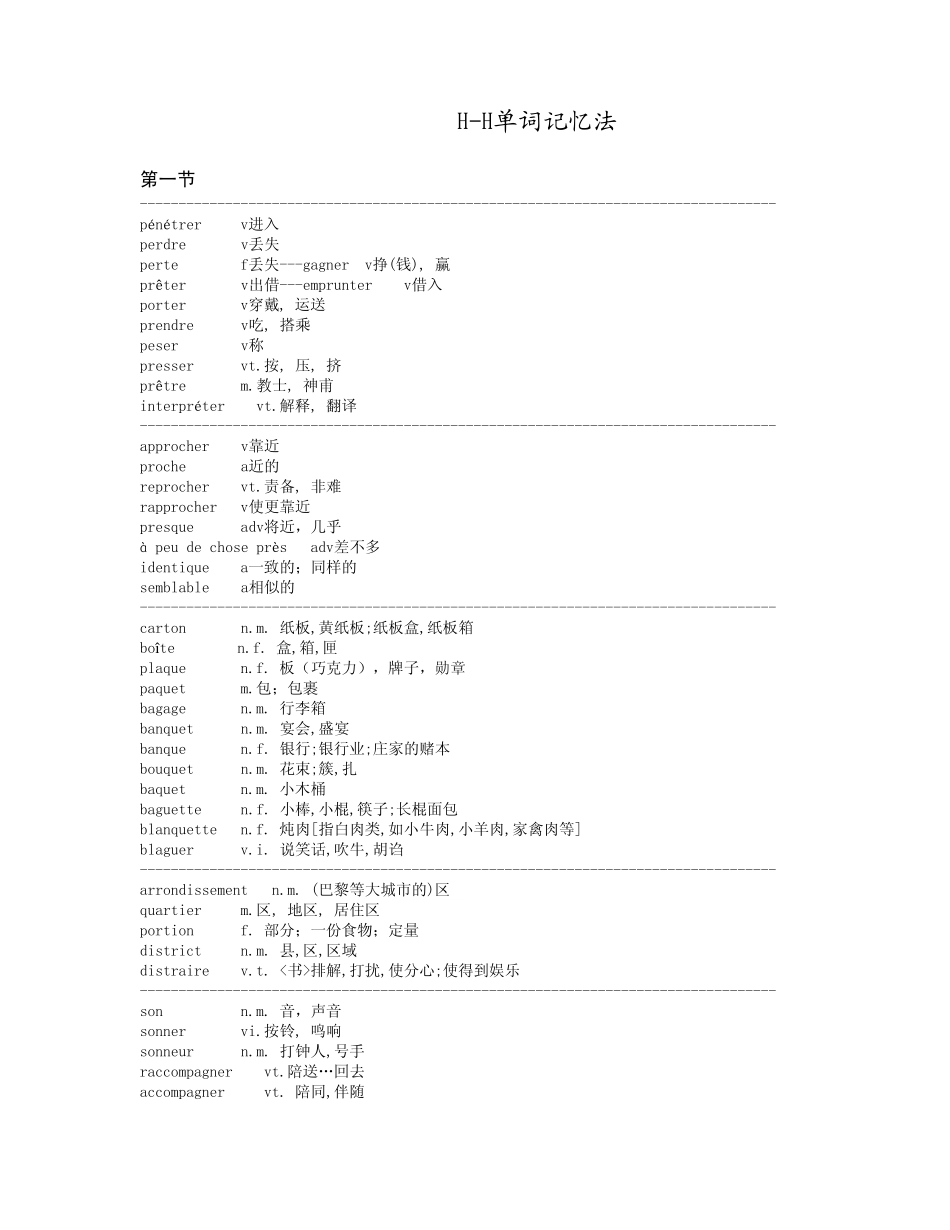法语hh记忆法1500词_第1页
