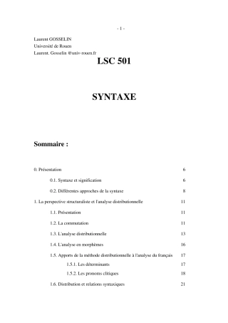 法语句法结构(法语版)