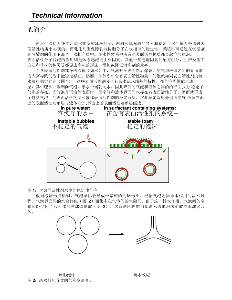 泡沫形成和破泡原理_第1页
