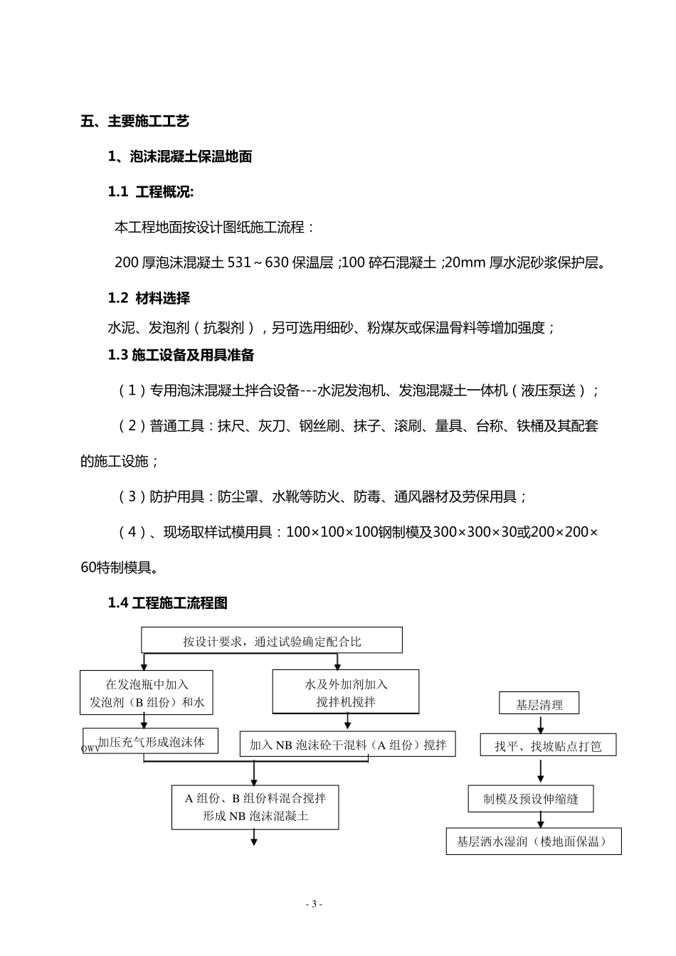 泡沫混凝土地面节能保温施工方案_第3页