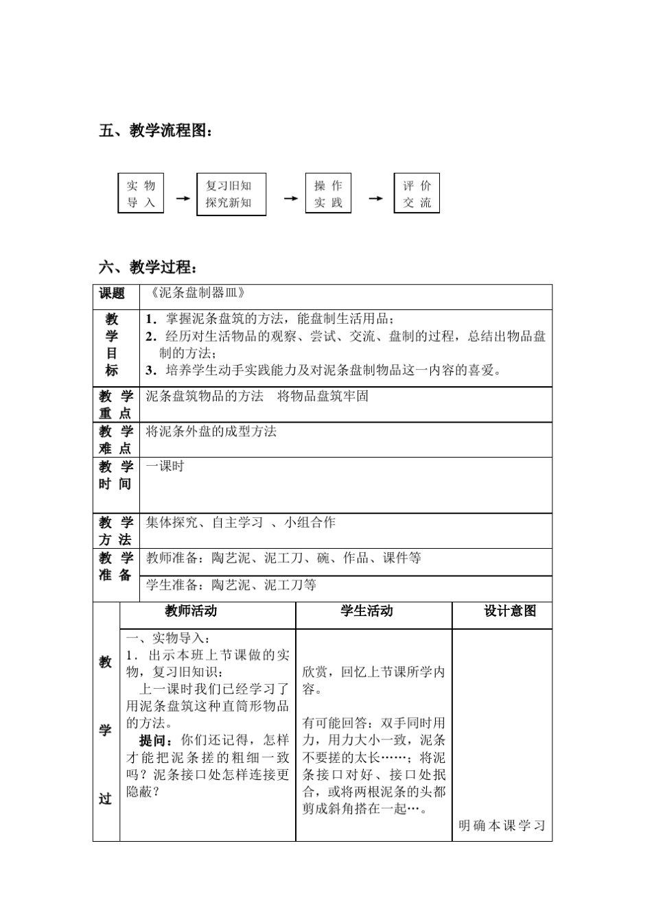 泥条盘筑器皿教学设计_第3页