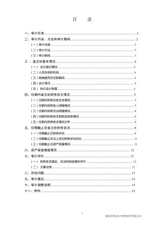 注册会计师审计报告1(任期经济责任审计)