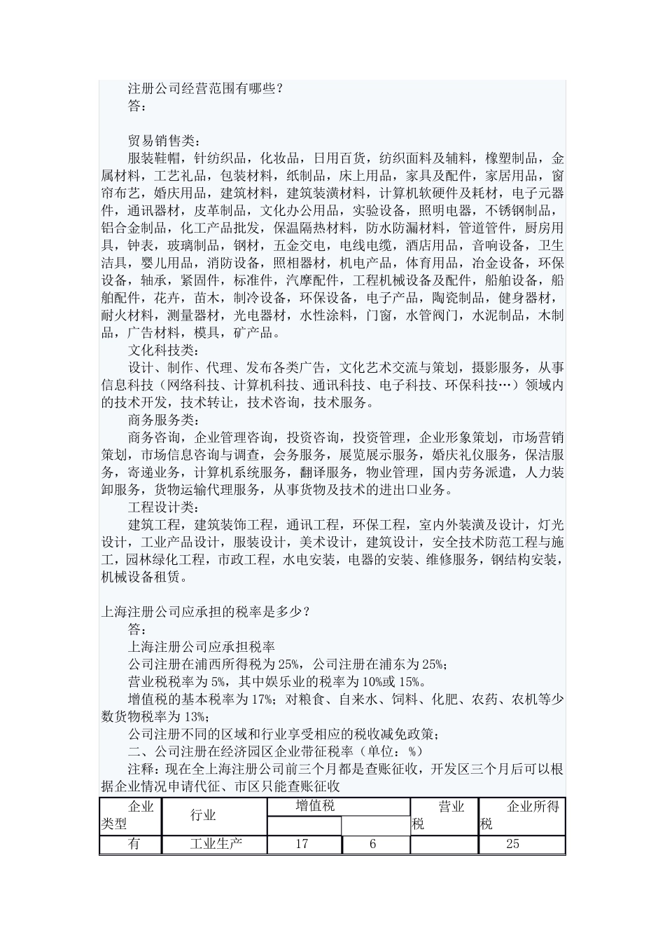 注册公司经营范围有哪些_第1页