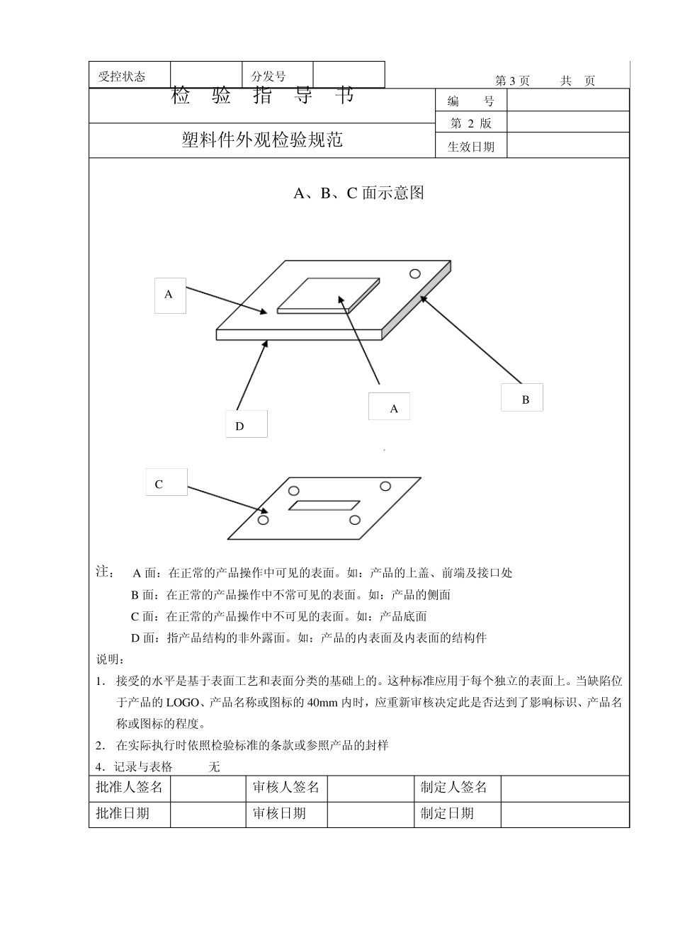 注塑件检验标准知识_第3页
