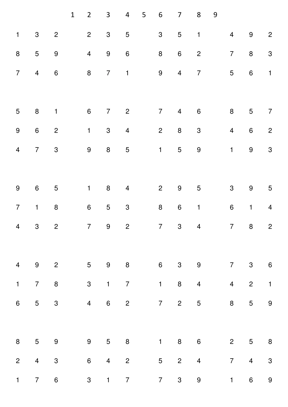 注意力训练舒尔特表3阶_第2页