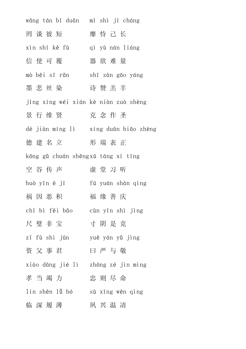 注音千字文及注释_第3页