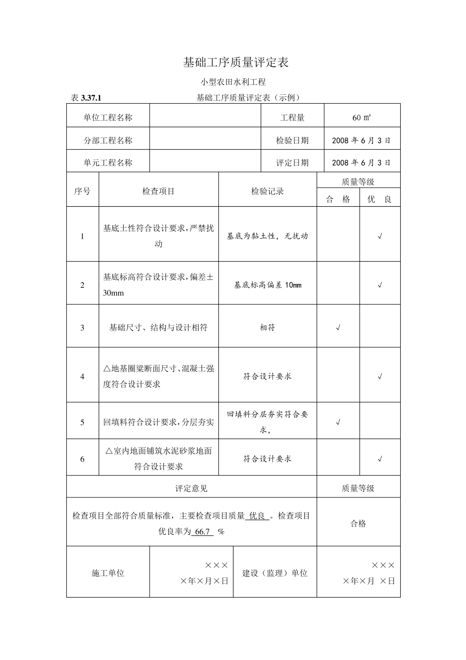 泵房单元工程质量评定表_第2页