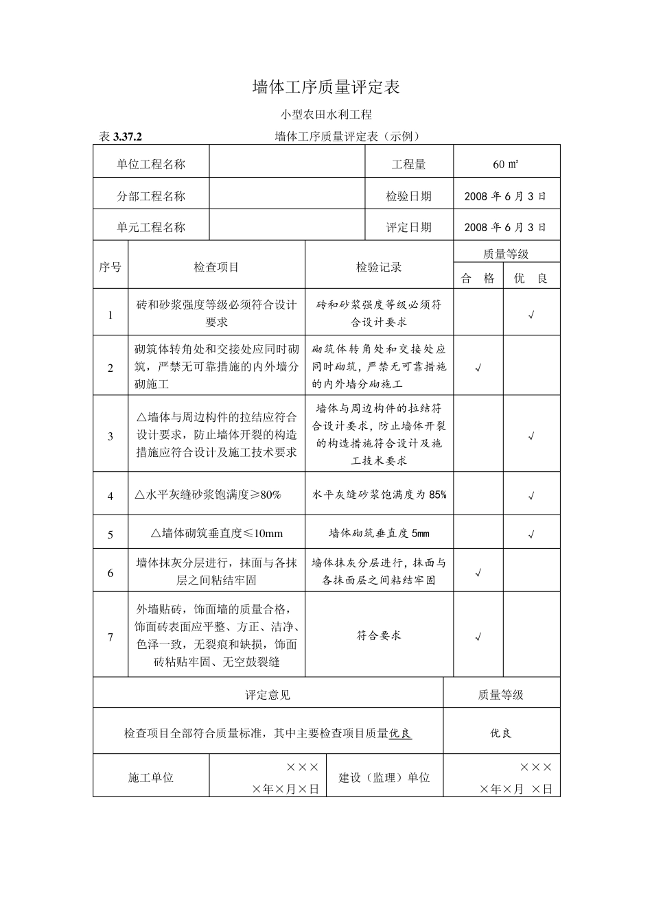 泵房单元工程质量评定表_第3页
