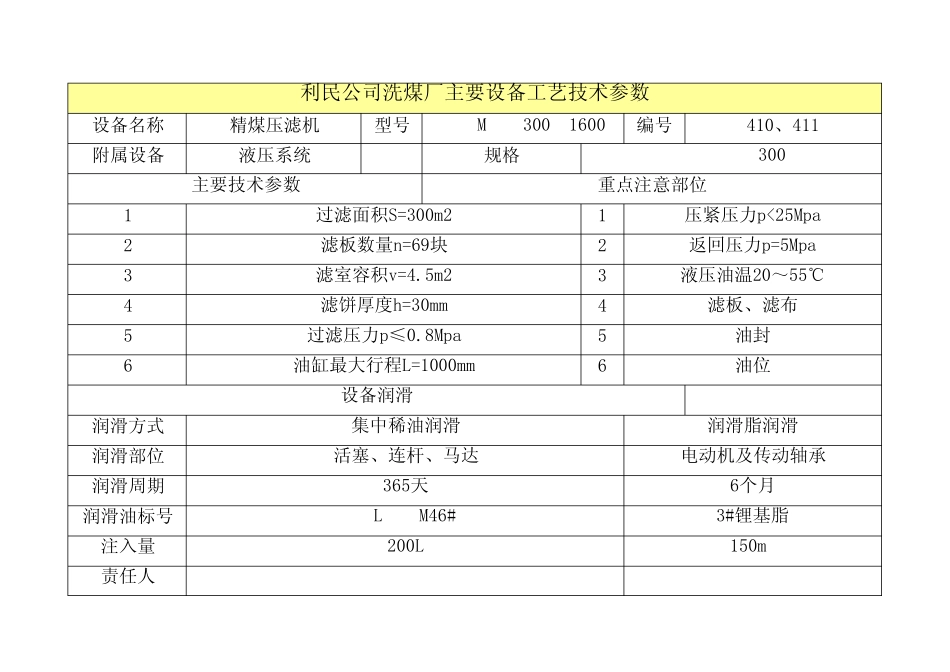 洗煤厂设备工艺技术参数_第3页