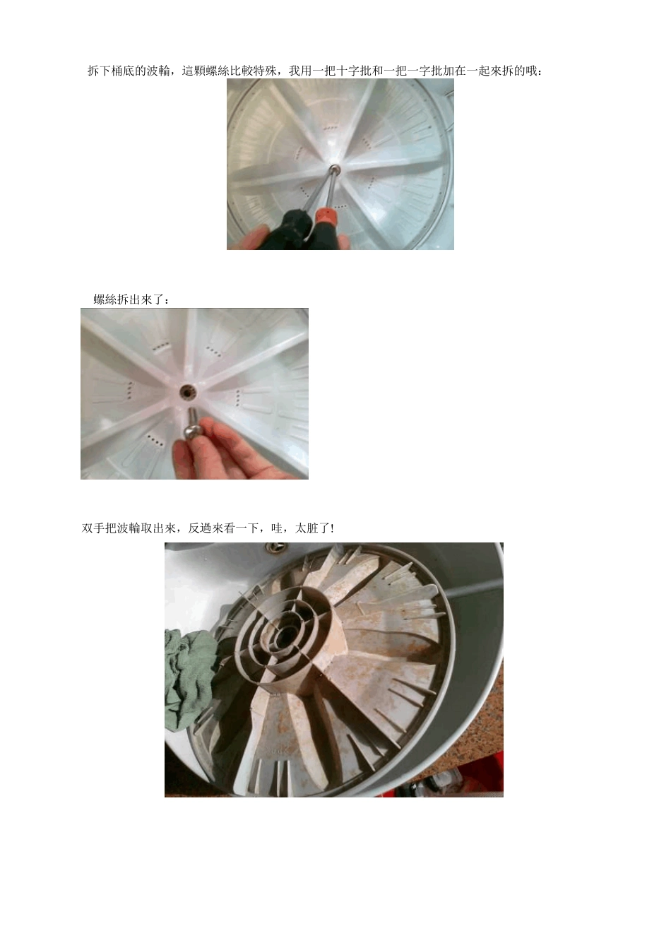 洗衣机内部污垢清洗过程(附图)_第3页