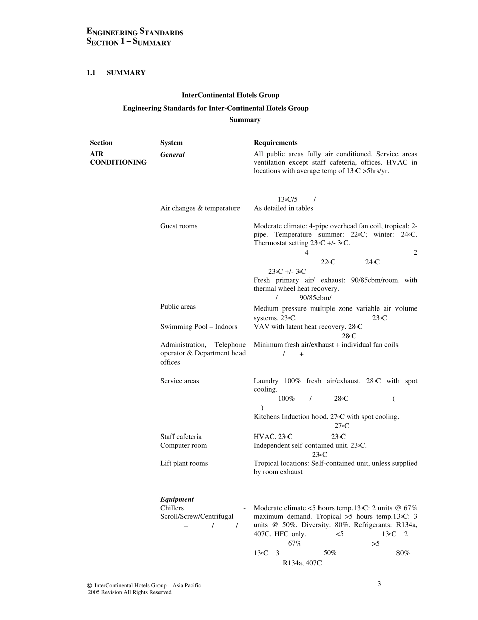 洲际酒店工程建设标准中英文对照版_第3页