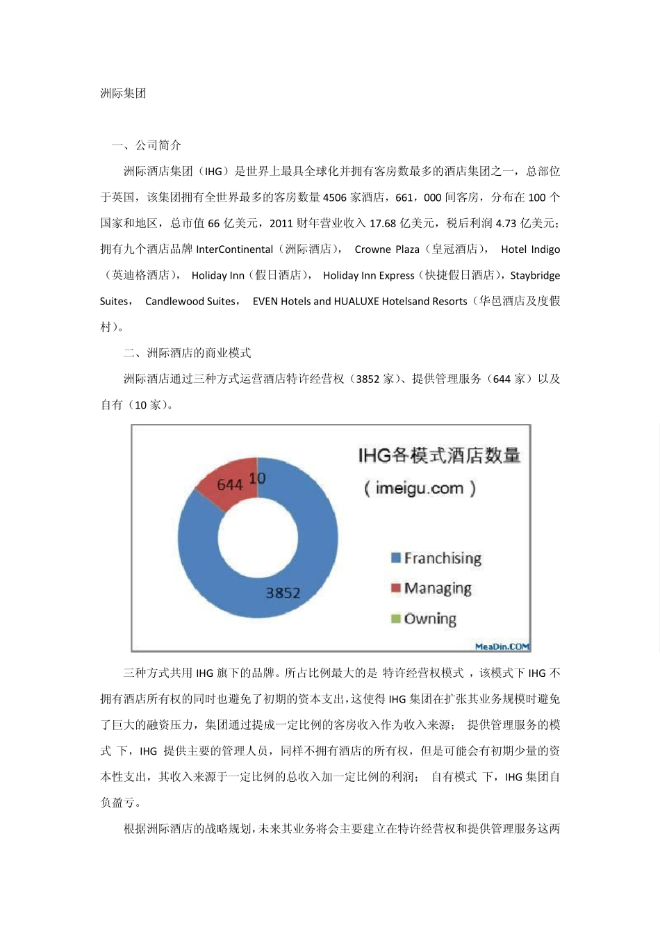 洲际酒店集团简介_第1页
