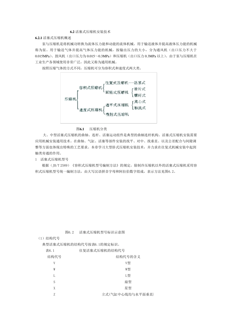 活塞式压缩机安装技术_第1页