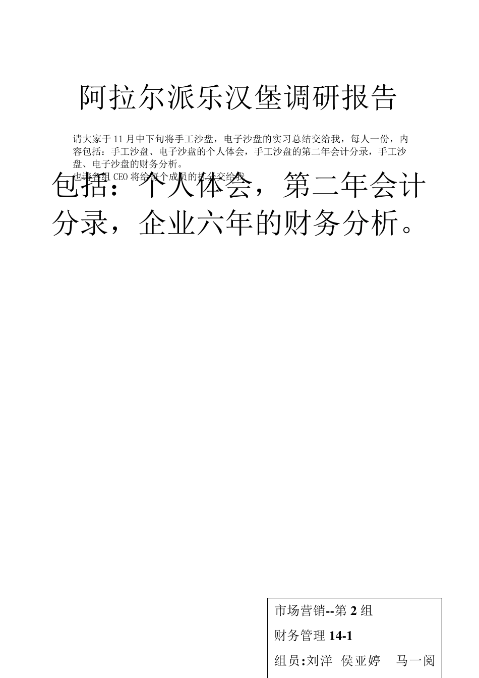 派乐汉堡市场调研报告_第1页