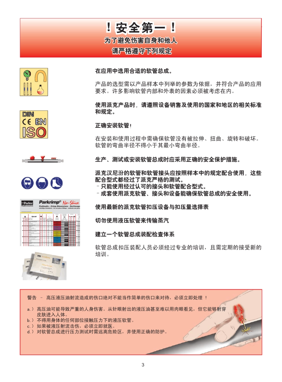 派克矿用软管接头_第3页