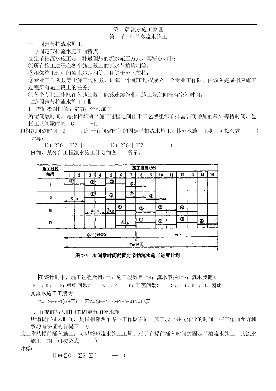 流水节拍施工_第1页