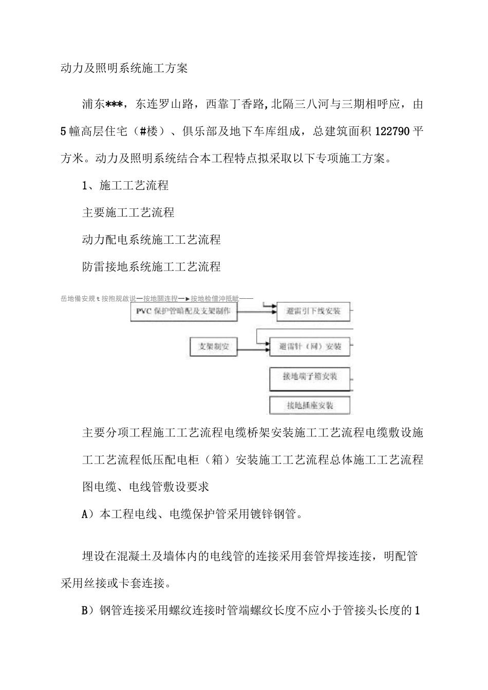 动力及照明系统施工方案_第2页