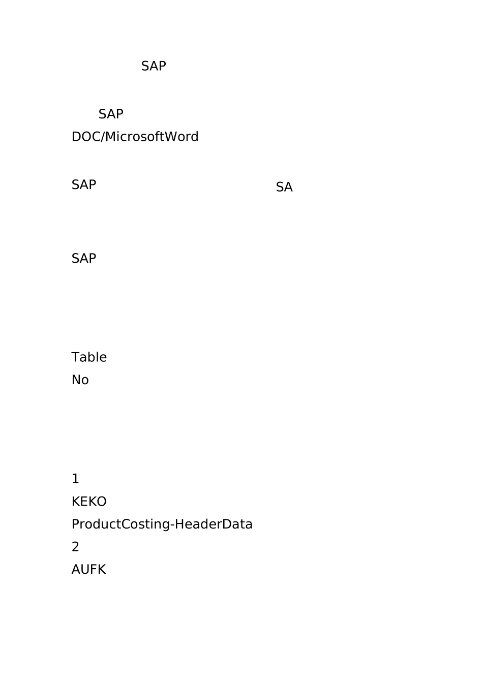 SAP生产成本核算配置及操作手册_第1页