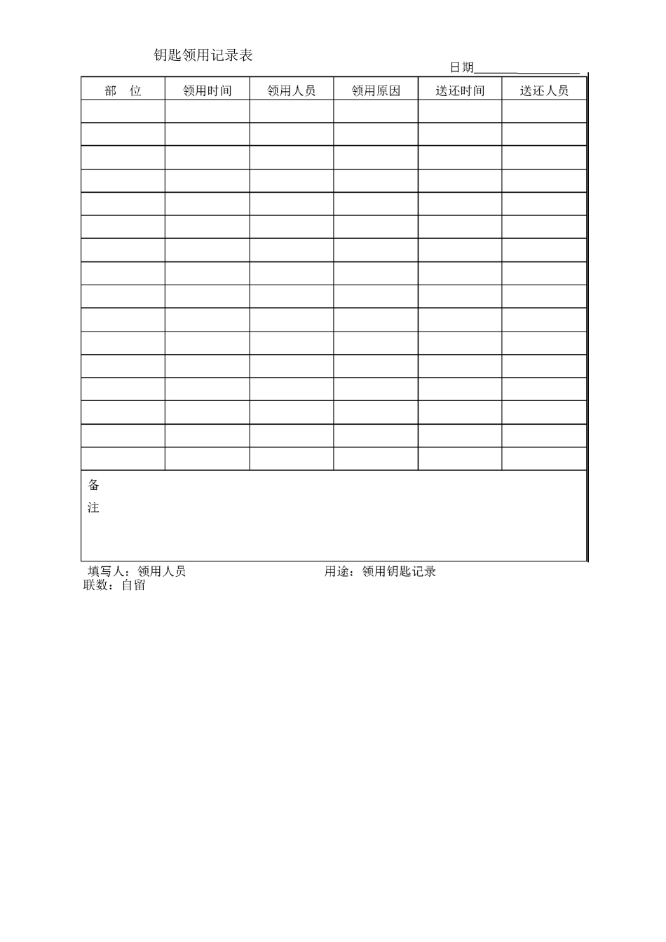 (餐饮管理)餐饮常用表格_第1页