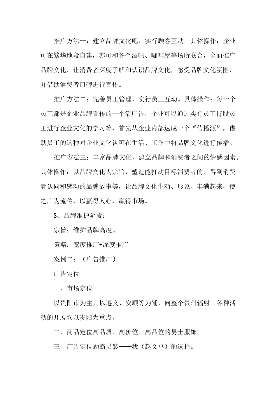 品牌推广方案范文_第3页