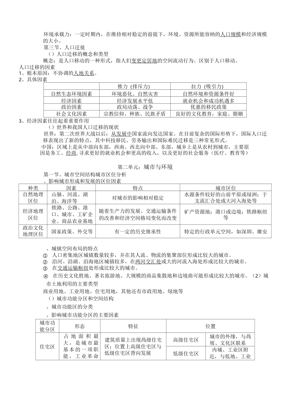 学考人文地理知识点整理_第2页