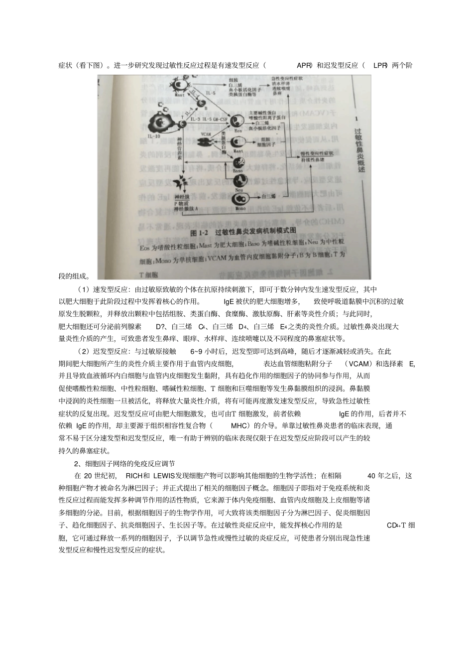 过敏性鼻炎分型与发病免疫机制_第2页