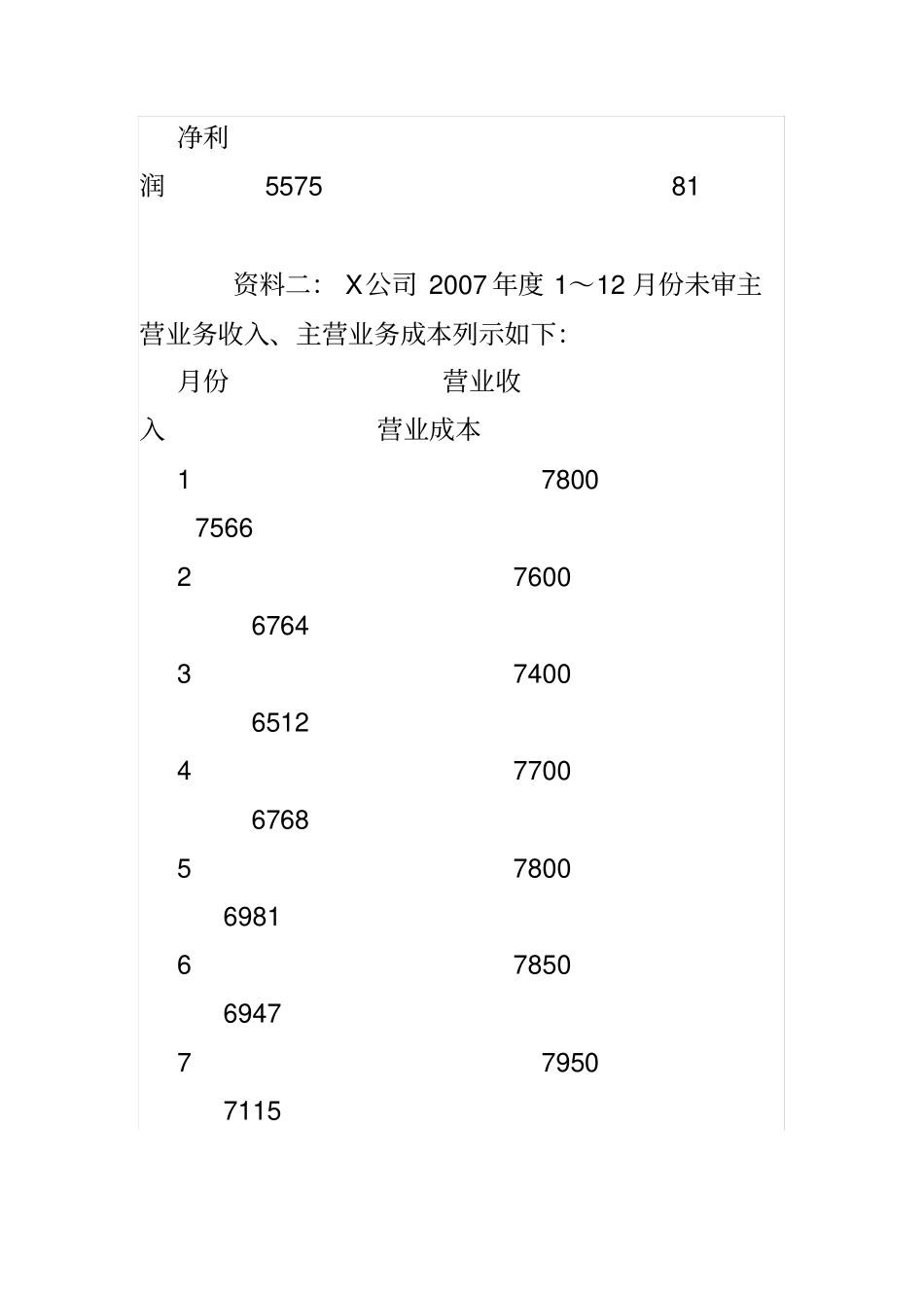 运用分析程序分析某家上公司的营业收入项目_第2页