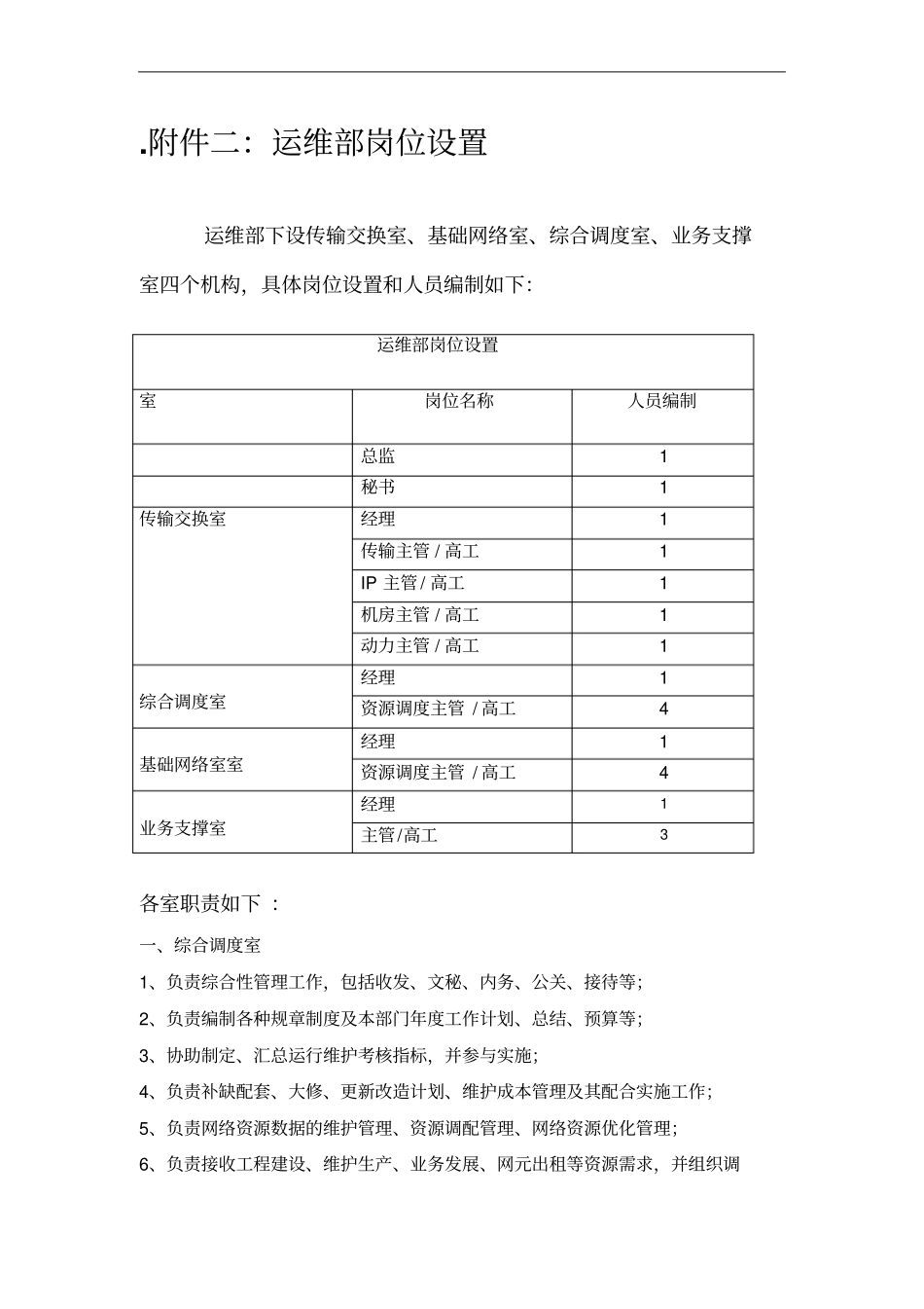 运维部组织架构、岗位说明及工作流程_第2页