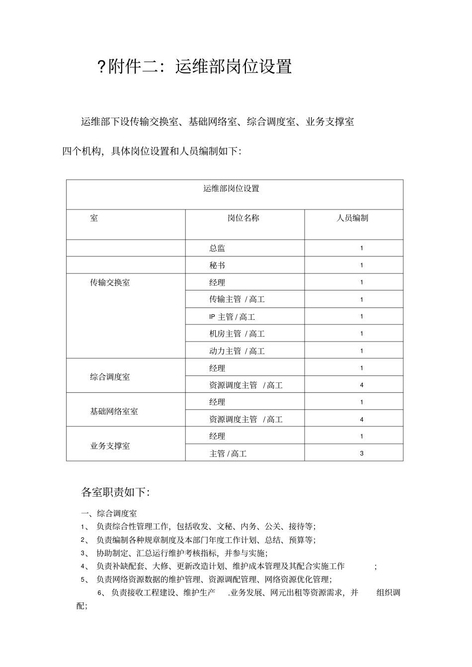 运维部组织架构岗位说明及工作流程_第2页