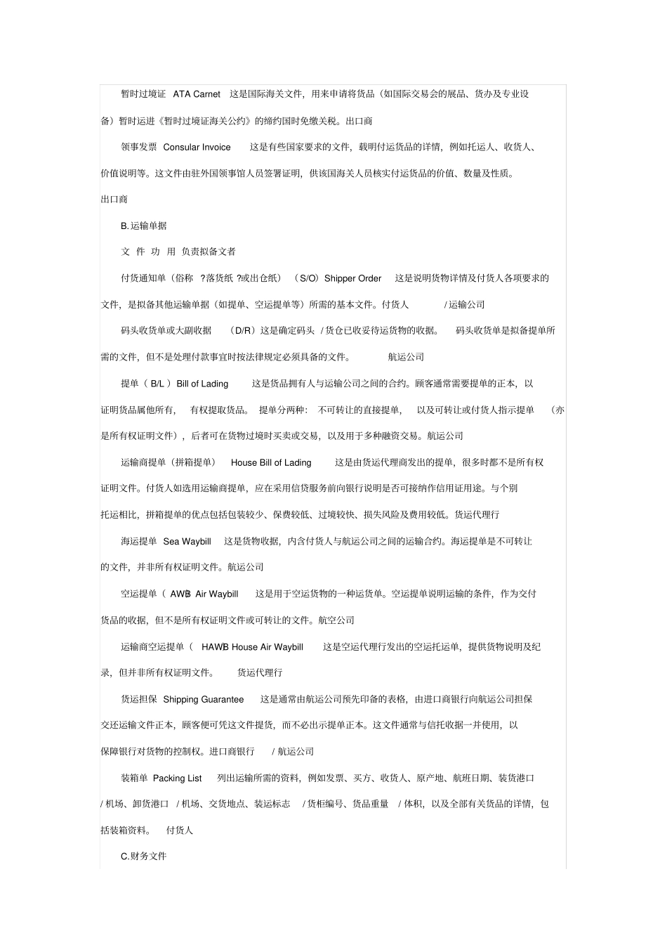 进出口贸易常用的证件_第2页