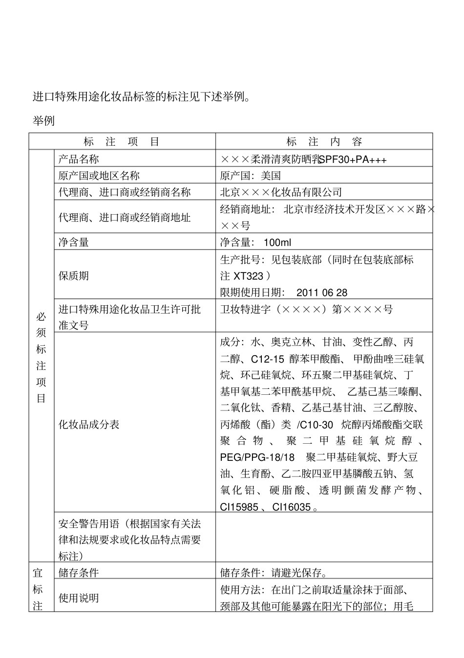 进口非特殊特殊用途化妆品举例_第3页