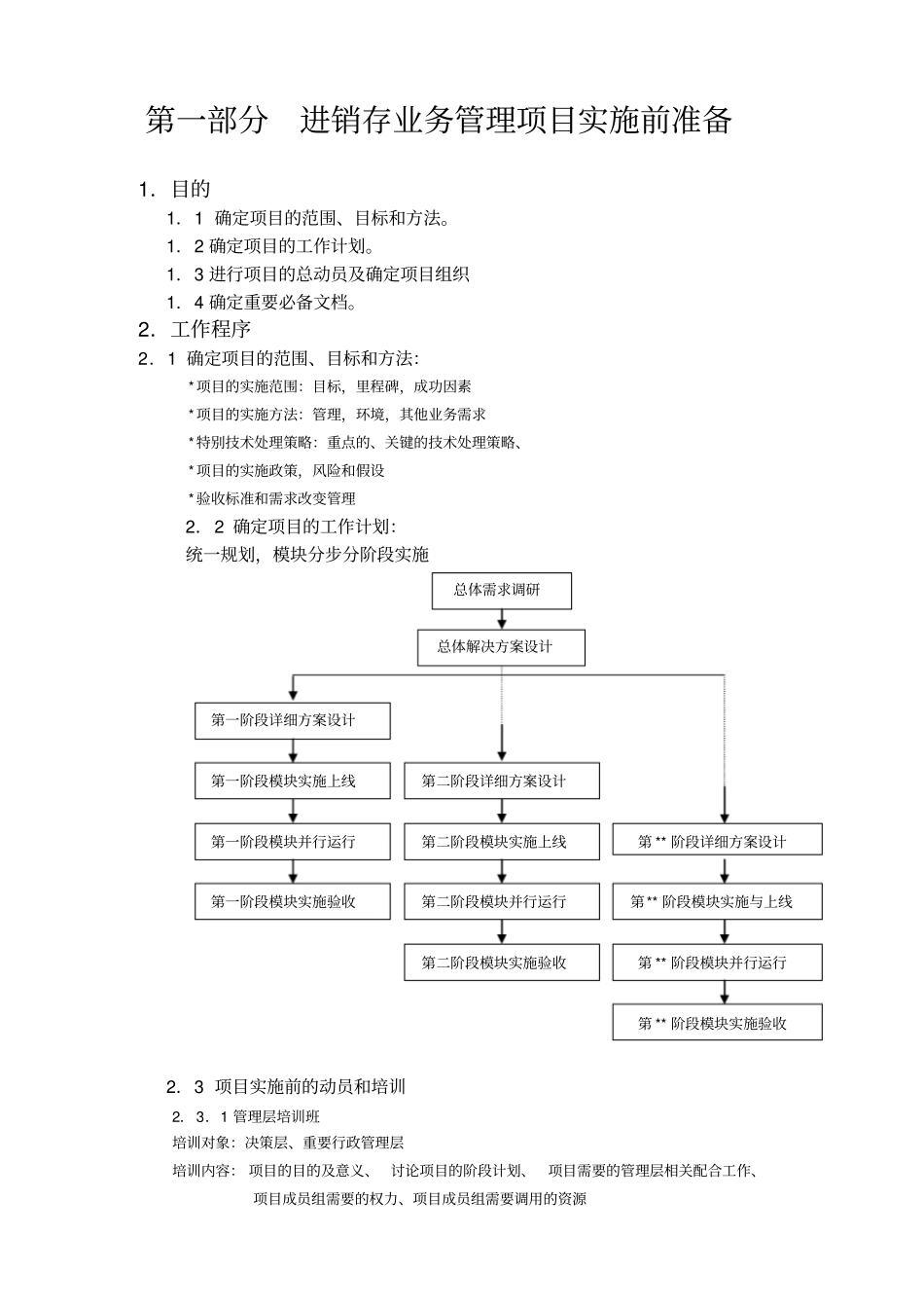 进销存管理系统实施手册运作体系文件_第3页