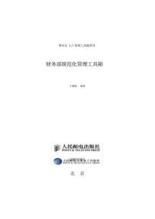 适用大型企业的财务管理