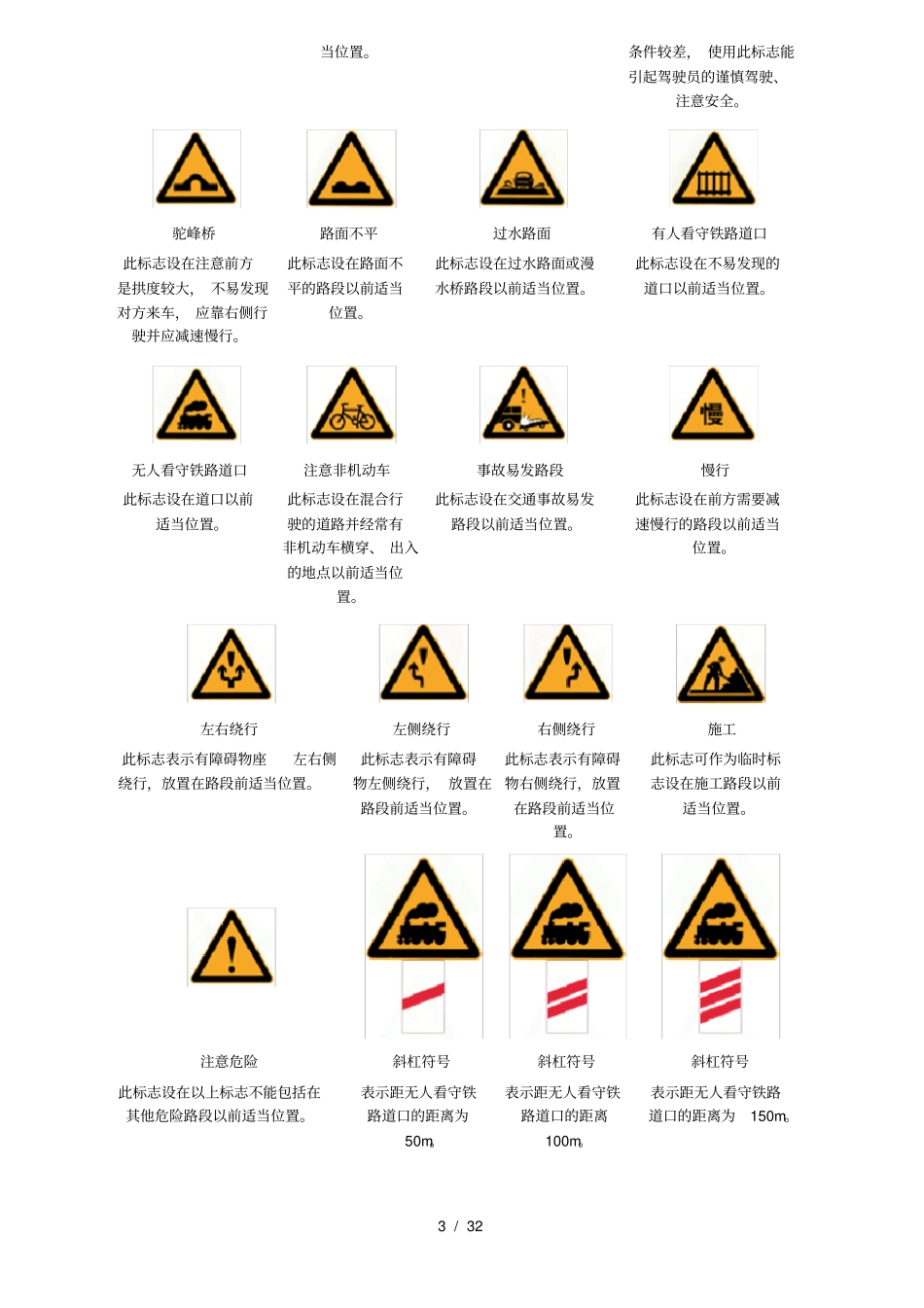 通交通路标大全_第3页